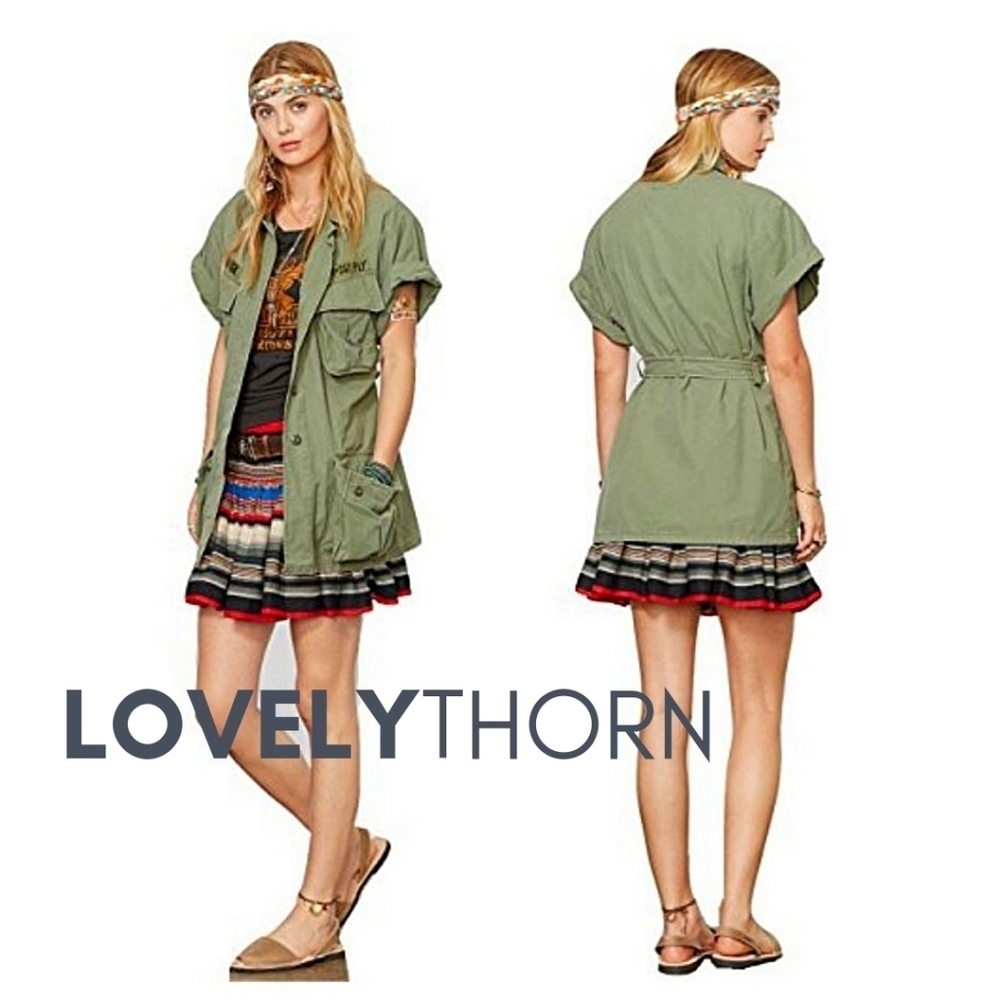DENIM & SUPPLY RALPH LAUREN // ltd ed over-sized belted field vest jacket RARE - Picture 13 of 13